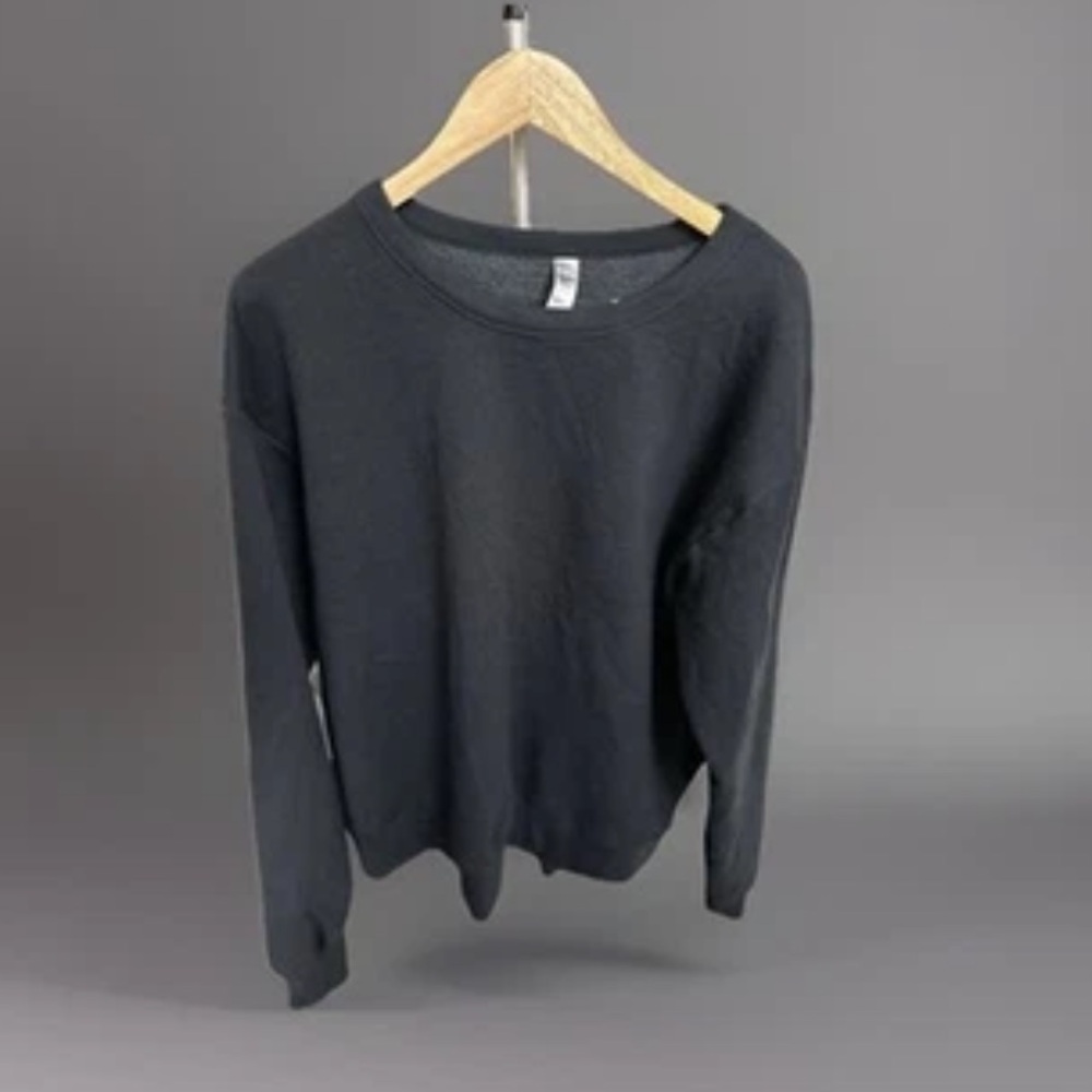 American Apparel Black Crewneck Sweater